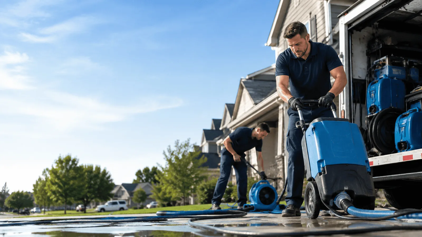 Dehumidification being performed in Midland City, AL